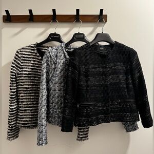 BUNDLE for 3 tweed blazer jackets from Iro and G2000